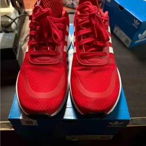 Adidas Multix J Kid’s size 6 Bold Red Athletic Shoes